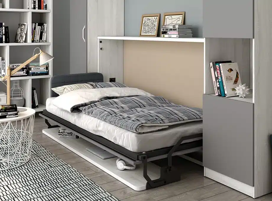 Cama plegable modelo 'Líder' abierta